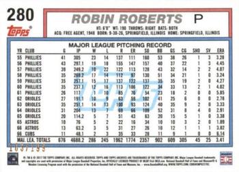 2017 Topps Archives - Peach #280 Robin Roberts Back
