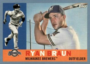 2017 Topps Archives - Blue #6 Ryan Braun Front