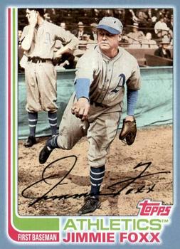 2017 Topps Archives - Blue #197 Jimmie Foxx Front