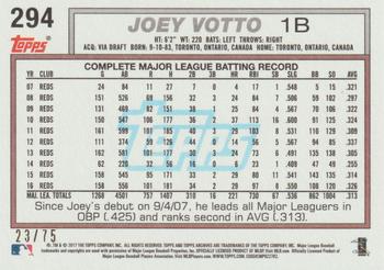 2017 Topps Archives - Blue #294 Joey Votto Back