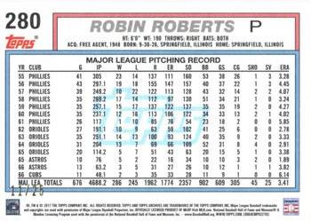 2017 Topps Archives - Red #280 Robin Roberts Back