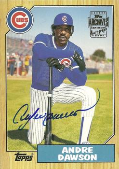 2003 Topps All-Time Fan Favorites - Archives Autographs #FFA-ADA Andre Dawson Front
