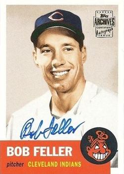 2003 Topps All-Time Fan Favorites - Archives Autographs #FFA-BF Bob Feller Front