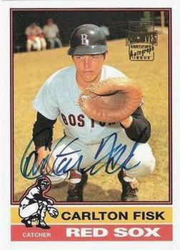 2003 Topps All-Time Fan Favorites - Archives Autographs #FFA-CF Carlton Fisk Front