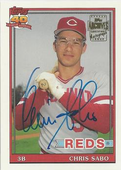 2003 Topps All-Time Fan Favorites - Archives Autographs #FFA-CS Chris Sabo Front