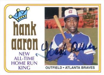 2003 Topps All-Time Fan Favorites - Archives Autographs #FFA-HA Hank Aaron Front