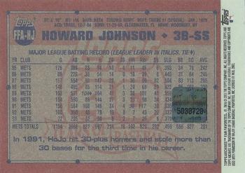 2003 Topps All-Time Fan Favorites - Archives Autographs #FFA-HJ Howard Johnson Back