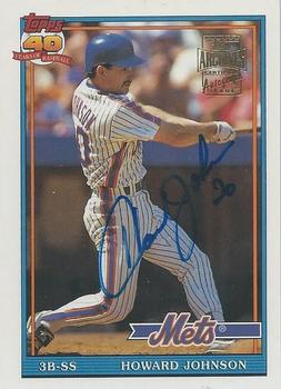 2003 Topps All-Time Fan Favorites - Archives Autographs #FFA-HJ Howard Johnson Front