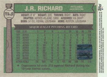 2003 Topps All-Time Fan Favorites #FFA-JR J.R. Richard Back