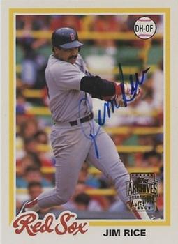 2003 Topps All-Time Fan Favorites - Archives Autographs #FFA-JRI Jim Rice Front