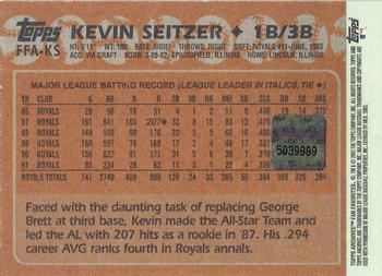 2003 Topps All-Time Fan Favorites - Archives Autographs #FFA-KS Kevin Seitzer Back