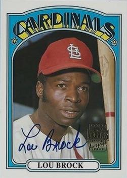 2003 Topps All-Time Fan Favorites - Archives Autographs #FFA-LB Lou Brock Front