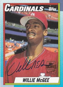 2003 Topps All-Time Fan Favorites - Archives Autographs #FFA-MCG Willie McGee Front