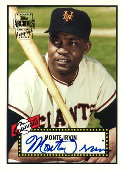 2003 Topps All-Time Fan Favorites - Archives Autographs #FFA-MI Monte Irvin Front