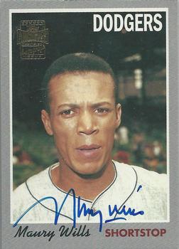 2003 Topps All-Time Fan Favorites - Archives Autographs #FFA-MW Maury Wills Front