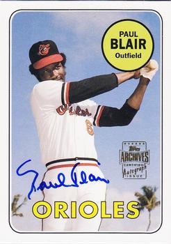 2003 Topps All-Time Fan Favorites - Archives Autographs #FFA-PB Paul Blair Front