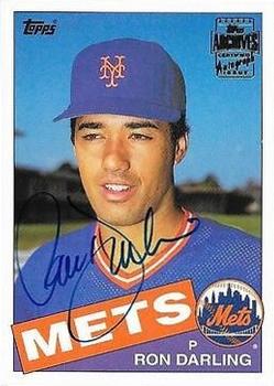 2003 Topps All-Time Fan Favorites - Archives Autographs #FFA-RDA Ron Darling Front