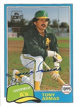 2003 Topps All-Time Fan Favorites - Archives Autographs #FFA-TA Tony Armas Front