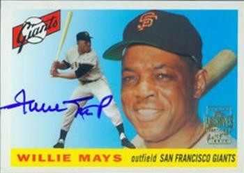 2003 Topps All-Time Fan Favorites - Archives Autographs #FFA-WM Willie Mays Front