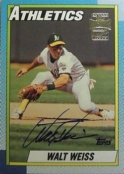 2003 Topps All-Time Fan Favorites - Archives Autographs #FFA-WW Walt Weiss Front