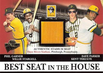 2003 Topps All-Time Fan Favorites - Best Seat in the House #BS3 Phil Garner / Willie Stargell / Kent Tekulve / Dave Parker Front