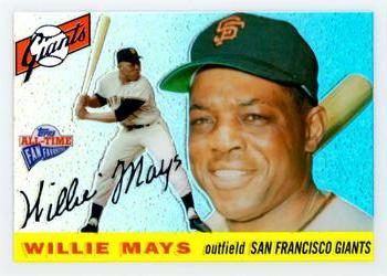 2003 Topps All-Time Fan Favorites - Refractors #1 Willie Mays Front