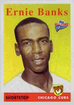 2003 Topps All-Time Fan Favorites - Refractors #30 Ernie Banks Front