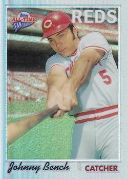2003 Topps All-Time Fan Favorites - Refractors #116 Johnny Bench Front
