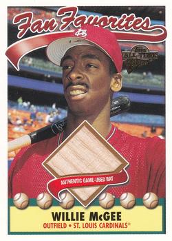 2003 Topps All-Time Fan Favorites - Relics #FFR-MCG Willie McGee Front