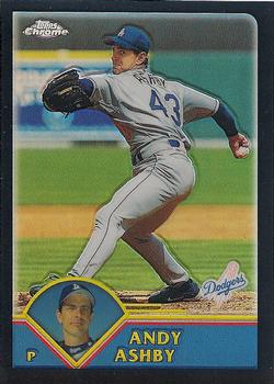 2003 Topps Chrome - Black Refractors #53 Andy Ashby Front