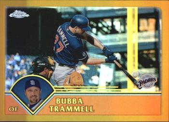 2003 Topps Chrome - Gold Refractors #240 Bubba Trammell Front