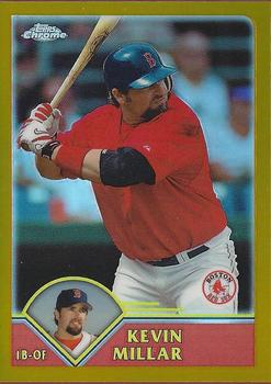 2003 Topps Chrome - Gold Refractors #300 Kevin Millar Sox Front