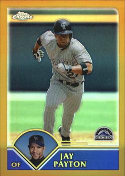 2003 Topps Chrome - Gold Refractors #305 Jay Payton Front