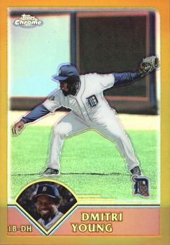 2003 Topps Chrome - Gold Refractors #391 Dmitri Young Front