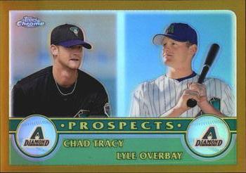 2003 Topps Chrome - Gold Refractors #434 Chad Tracy / Lyle Overbay  Front