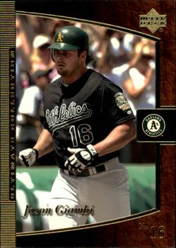 2001 Upper Deck Ultimate Collection #3 Jason Giambi Front