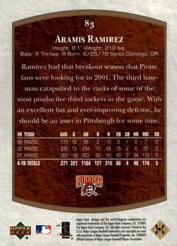 2001 Upper Deck Ultimate Collection #83 Aramis Ramirez Back