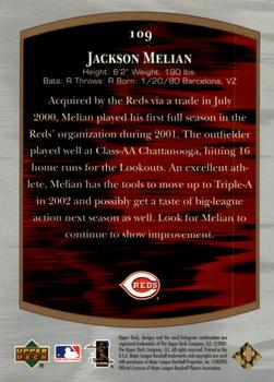 2001 Upper Deck Ultimate Collection #109 Jackson Melian Back