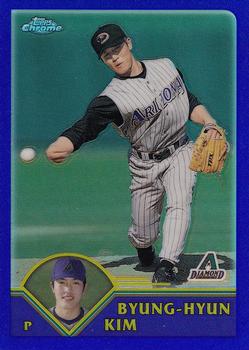 2003 Topps Chrome - Refractors #149 Byung-Hyun Kim Front