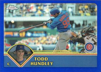 2003 Topps Chrome - Refractors #164 Todd Hundley Front