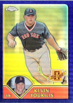 2003 Topps Chrome - Refractors #216 Kevin Youkilis Front