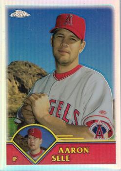 2003 Topps Chrome - Silver Refractors #246 Aaron Sele Front