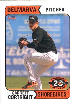 2015 Choice Delmarva Shorebirds #05 Garrett Cortright Front