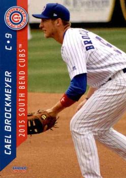 2015 Choice South Bend Cubs #2 Cael Brockmeyer Front