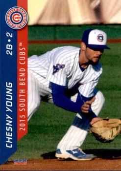 2015 Choice South Bend Cubs #5 Chesny Young Front