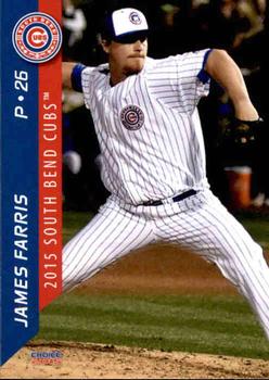 2015 Choice South Bend Cubs #13 James Farris Front
