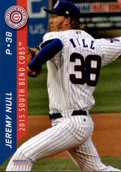 2015 Choice South Bend Cubs #23 Jeremy Null Front