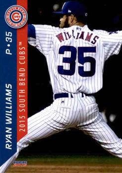 2015 Choice South Bend Cubs #27 Ryan Williams Front
