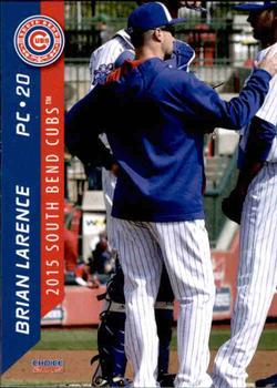 2015 Choice South Bend Cubs #29 Brian Lawrence Front