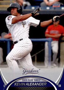 2015 Choice Staten Island Yankees #2 Kevin Alexander Front